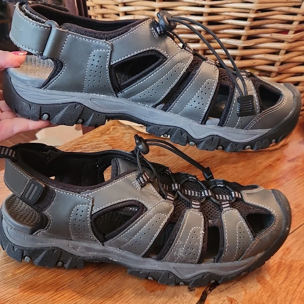 Eddie Bauer Men’s Bump Toe‎ Sandal Color Gray sz 11